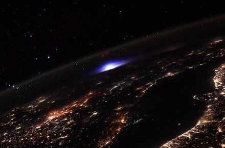 ESA/NASA-T. Pesquet / Kosminis žaibas
