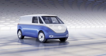 Būsimas „Volkswagen“ elektrinis minivenas. Gamintojo nuotrauka