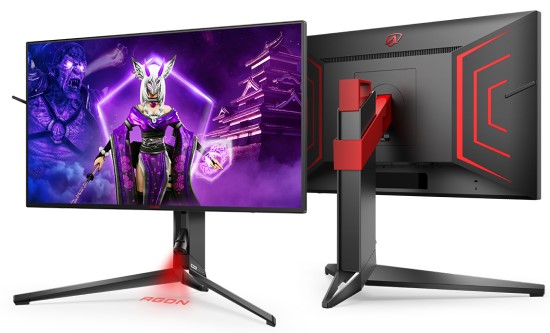 „AGON PRO AG274QG“: QHD raiška, 240 Hz atnaujinimo dažnis, 1 ms GtG, NVIDIA G-SYNC ULTIMATE, DisplayHDR 600