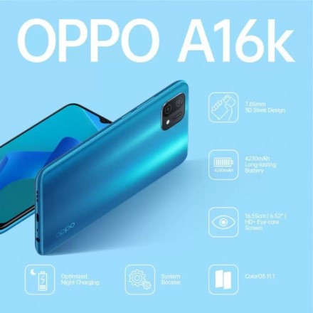 „Oppo“ pristatė pigų „A16k“ modelį