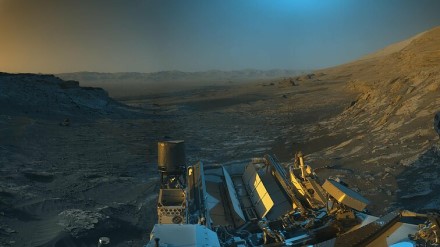 „Curiosity“ užfiksuota Marso panorama / NASA „Jet Propulsion Laboratory“ nuotr.