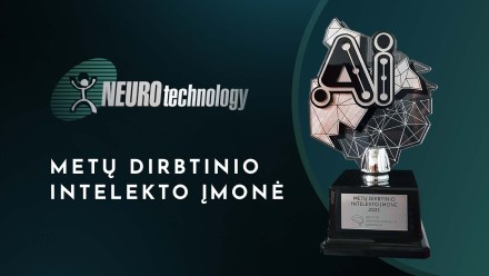 „Neurotechnology“ paskelbta Lietuvos „Metų Dirbtinio Intelekto įmone“