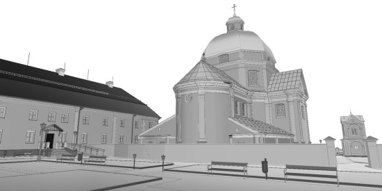 Liškiavos architektūrinis ansamblis 3D modelis