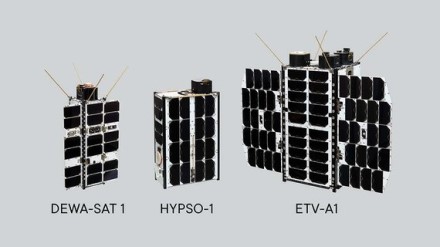 „NanoAvionics“ / 3 palydovai pakelti į kosmosą