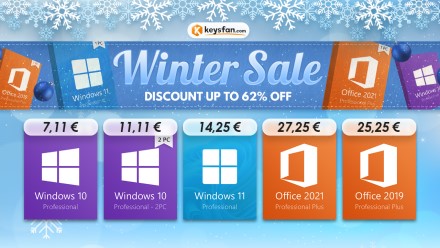 Gaukite „Windows 11“ ir „Office 2021“ pasiūlymų žiemos išpardavimui, kainos prasideda nuo 7€