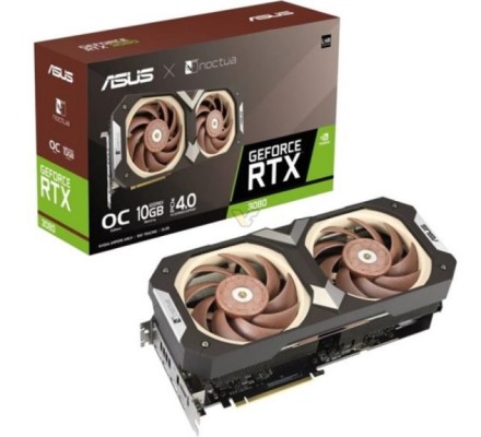 ASUS su „Noctua“ išleis „RTX 3080“ su keturių „aukštų“ aušinimu