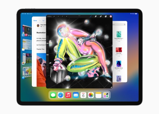 „iPadOS 16“. „Apple“ nuotr.