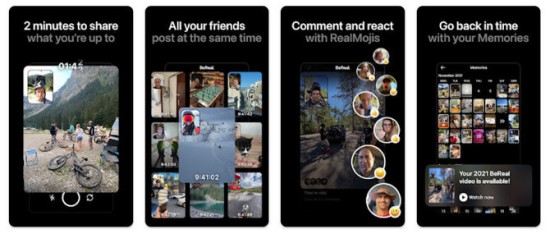 „BeReal“ / „Google Play"/Ekrano nuotr. „BeReal“ / „Google Play"/Ekrano nuotr.
