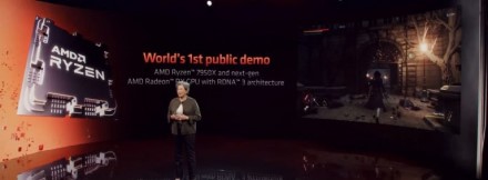 AMD pirma kartą pademonstravo RX 7000 serijos vaizdo plokštę