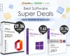 Pigūs, tačiau autentiški „Windows 10“ ir „Office 2021“ bei daugiau kompiuterių įrankių už ypatingą kainą!