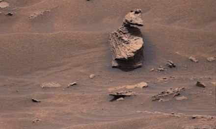 Anties formos uoliena Marse. / NASA/JPL-Caltech/MSSS/AndreaLuck nuotr.