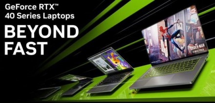 NVIDIA atskleidė „RTX 40“ mobilią seriją