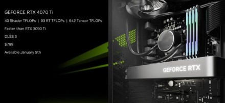 NVIDIA atskleidė „RTX 4070 Ti“ vaizdo plokštę