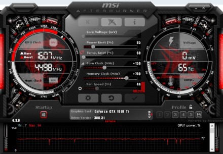 „MSI Afterburner“ programėle nebegauna MSI palaikymo