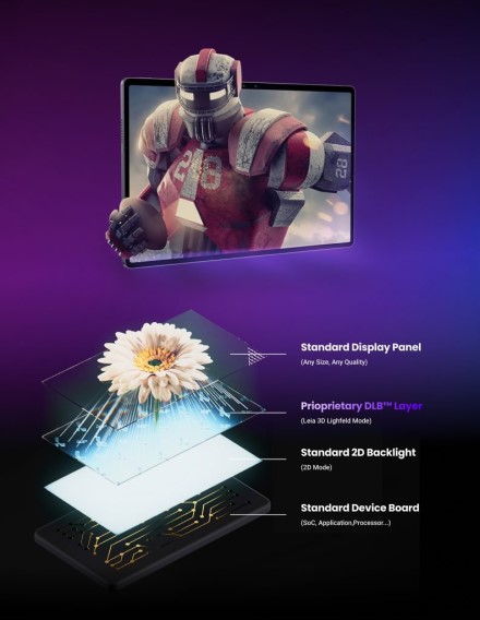 „ZTE Nubia Pad 3D“ – trimatė magija plika akimi „ZTE Nubia Pad 3D“ – trimatė magija plika akimi