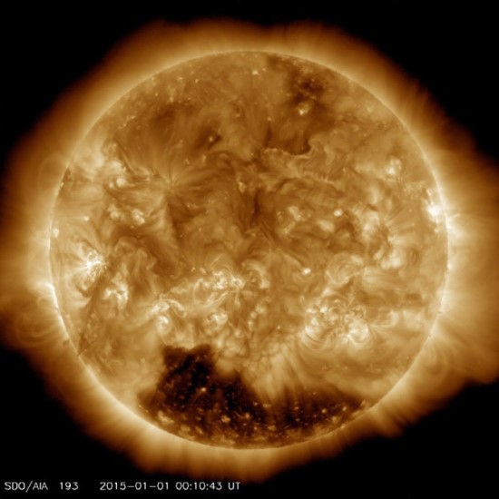 Gigantiška Saulės kiaurymė / NASA nuotr.