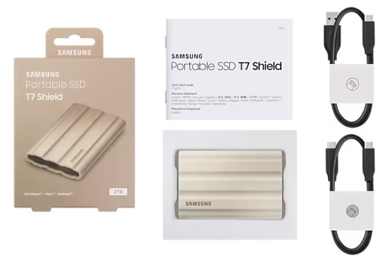 „Samsung T7 Shield“ išorinio kietojo SSD disko apžvalga: tikras išsigelbėjimas, ieškantiems didelės talpos