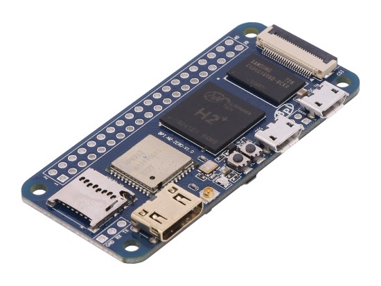 „Banana Pi Zero“ modelis naudoja 60x30 mm dydžio PCB plokštę