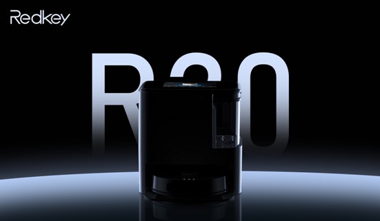 2023 m. gims pirmasis pasaulyje išmanusis lietimui jautrus didelio ekrano daugiafunkcinis vakuuminis robotas „Redkey R20“