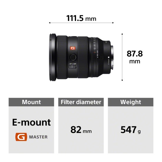 „Sony“ pristato vieną mažiausių ir lengviausių „G Master“ serijos plataus kampo objektyvų su priartinimu „FE 16-35mm F2.8 GM II“