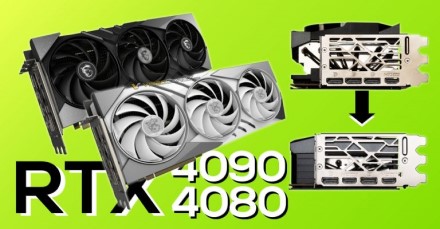 MSI išleidžia „GeForce RTX 4080 / 4090 GAMING SLIM“, kurios užima „tik“ tris lizdus