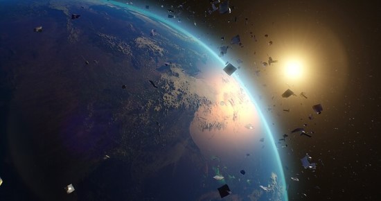 Kosmoso šiukšlės, asociatyvi nuotr. / „Shutterstock“ iliustracija