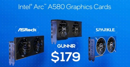 „Intel“ išleidžia „Arc A580“ vaizdo plokštę „Intel“ išleidžia „Arc A580“ vaizdo plokštę