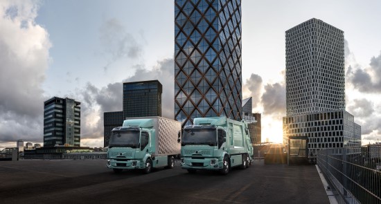 „Volvo“ pristatė atnaujintus elektrinius sunkvežimius miestų darbams