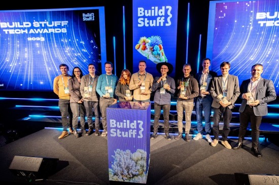 „Build Stuff Tech Awards 2023“ apdovanojimai. Pranešimo autorių nuotr.