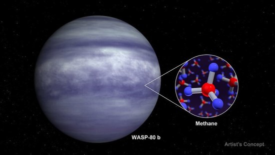 WASP-80 b egzoplaneta / NASA iliustracija