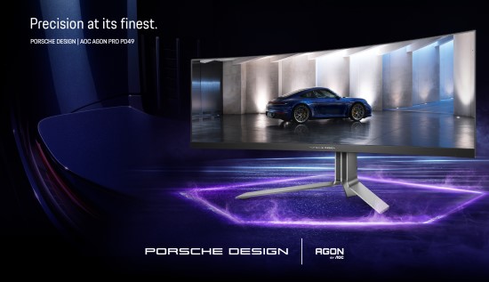 Didelis kaip priekinis stiklas – „Porsche Design | AOC AGON PRO PD49“