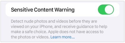 Nauja „iOS 17“ funkcija įspėjanti apie nuogybes