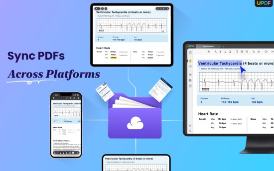 Galimybė naudotis PDF dokumentais skirtinguose įrenginiuose su „UPDF Cloud“