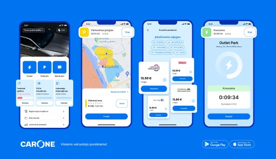 „carVertical“ pristato naują paslaugą – „carOne“ programėlę visiems vairuotojų poreikiams