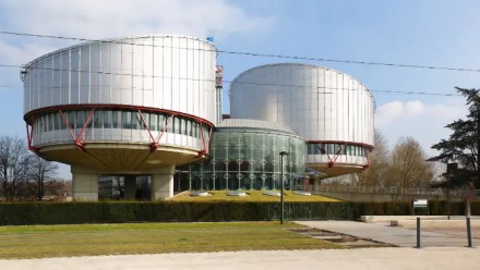 Europos Žmogaus Teisių Teismas arba Strasbūro teismas – Strasbūre, Prancūzijoje. Nuotrauka: CherryX/„Wikipedia“