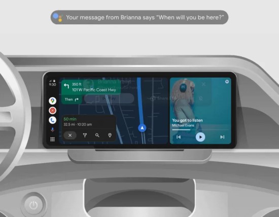 „Android Auto“ pasiūlys dirbtinio intelekto teksto santraukas