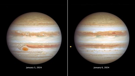 Hubble teleskopas atskleidė Jupiterio orus