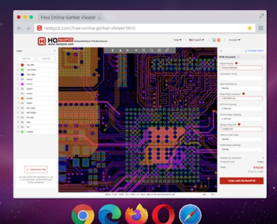 „HQ NextPCB“ pristato naują „PCB Gerber Viewer“: „HQDFM Online Lite Edition“