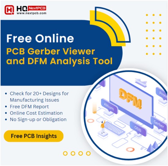 „HQ NextPCB“ pristato naują „PCB Gerber Viewer“: „HQDFM Online Lite Edition“