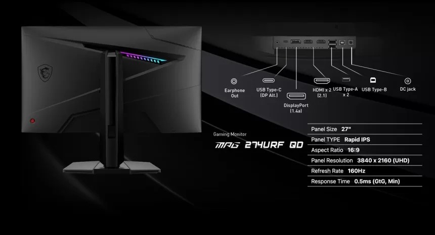 MSI pristatė naują žaidimų gerbėjams skirtą monitorių: 4K raiška, 160 Hz atsinaujinimo dažnis