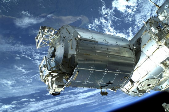 ESA „Columbus“ modulis, kuriame bus laikomas eksperimentas. ESA nuotr.