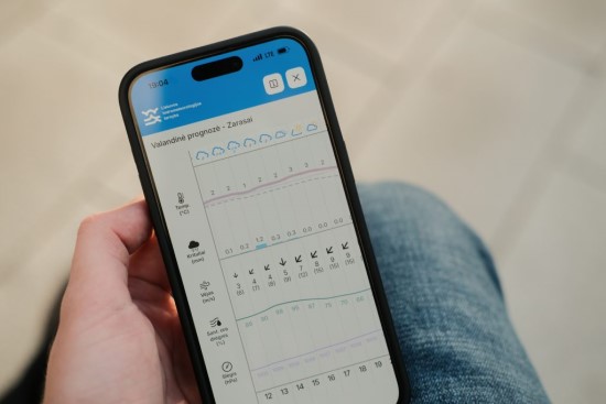 „Meteo.lt“ pristato naują mobiliąją programėlę išmaniesiems telefonams „Meteo.lt“ pristato naują mobiliąją programėlę išmaniesiems telefonams