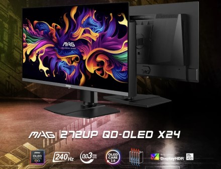 MSI pristatė žaidimų 4K monitorių „MAG 272UP QD-OLED X24“ su 240 Hz atnaujinimo dažniu MSI pristatė žaidimų 4K monitorių „MAG 272UP QD-OLED X24“ su 240 Hz atnaujinimo dažniu