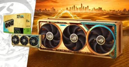 „Asus“ pradėjo pardavinėti auksinę vaizdo plokštę „ROG Astral RTX 5090 Dhahab Edition“ – kaina siekia 10 600 JAV dolerių „Asus“ pradėjo pardavinėti auksinę vaizdo plokštę „ROG Astral RTX 5090 Dhahab Edition“ – kaina siekia 10 600 JAV dolerių