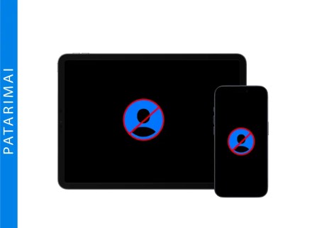 Kaip „iPhone“ ir „iPad“ blokuoti telefono numerius, kontaktus ir el. laiškus