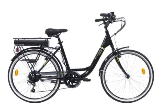 Elektrinis dviratis Denver E4000, 26", 250 W, 7.8 Ah, juoda. Nuotrauka: Senukai.lt Elektrinis dviratis Denver E4000, 26", 250 W, 7.8 Ah, juoda. Nuotrauka: Senukai.lt