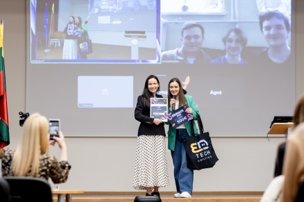 KTU Studentų mokslinės draugijos komanda laimėjo pirmąją vietą nacionaliniame švietimo hakatone KTU Studentų mokslinės draugijos komanda laimėjo pirmąją vietą nacionaliniame švietimo hakatone
