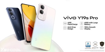 Pristatytas „Vivo Y19s Pro“ išmanusis telefonas su 90 Hz ekranu ir 6 000 mAh talpos baterija Pristatytas „Vivo Y19s Pro“ išmanusis telefonas su 90 Hz ekranu ir 6 000 mAh talpos baterija