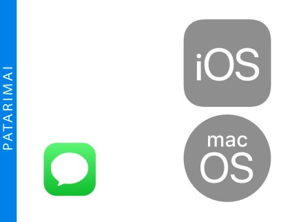 Kaip atstatyti ištrintą „Messages“ žinutę