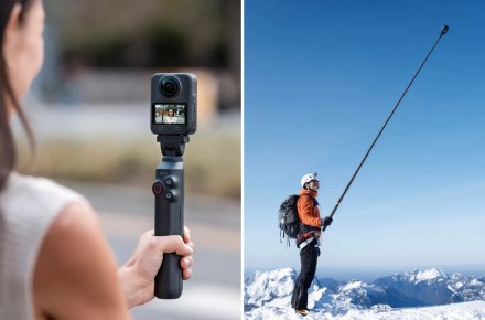 DJI pristatė 360 laipsnių veiksmo kamerą „Osmo 360“, galinčią įrašyti 100 minučių trukmės 8K vaizdo įrašus
